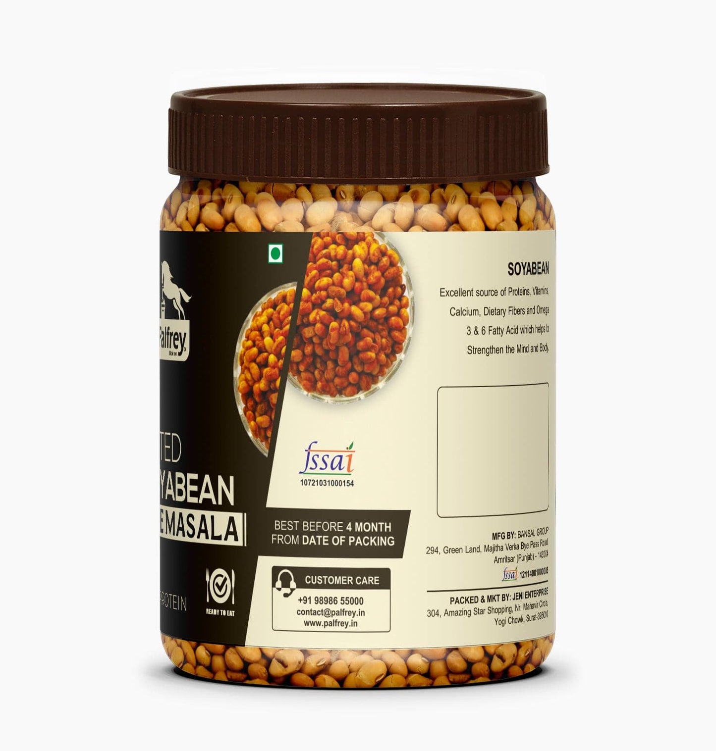 Palfrey Roasted Soyabean- Lime Masala 300g