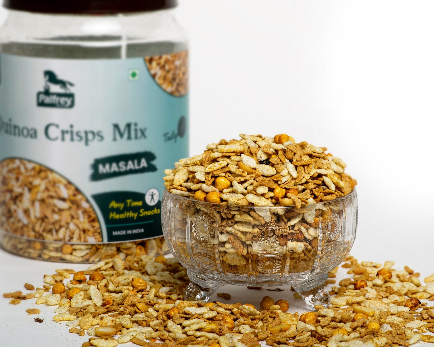 Palfrey Quinoa Crisps Mix Healthy Supersnacks (Masala) - 450g