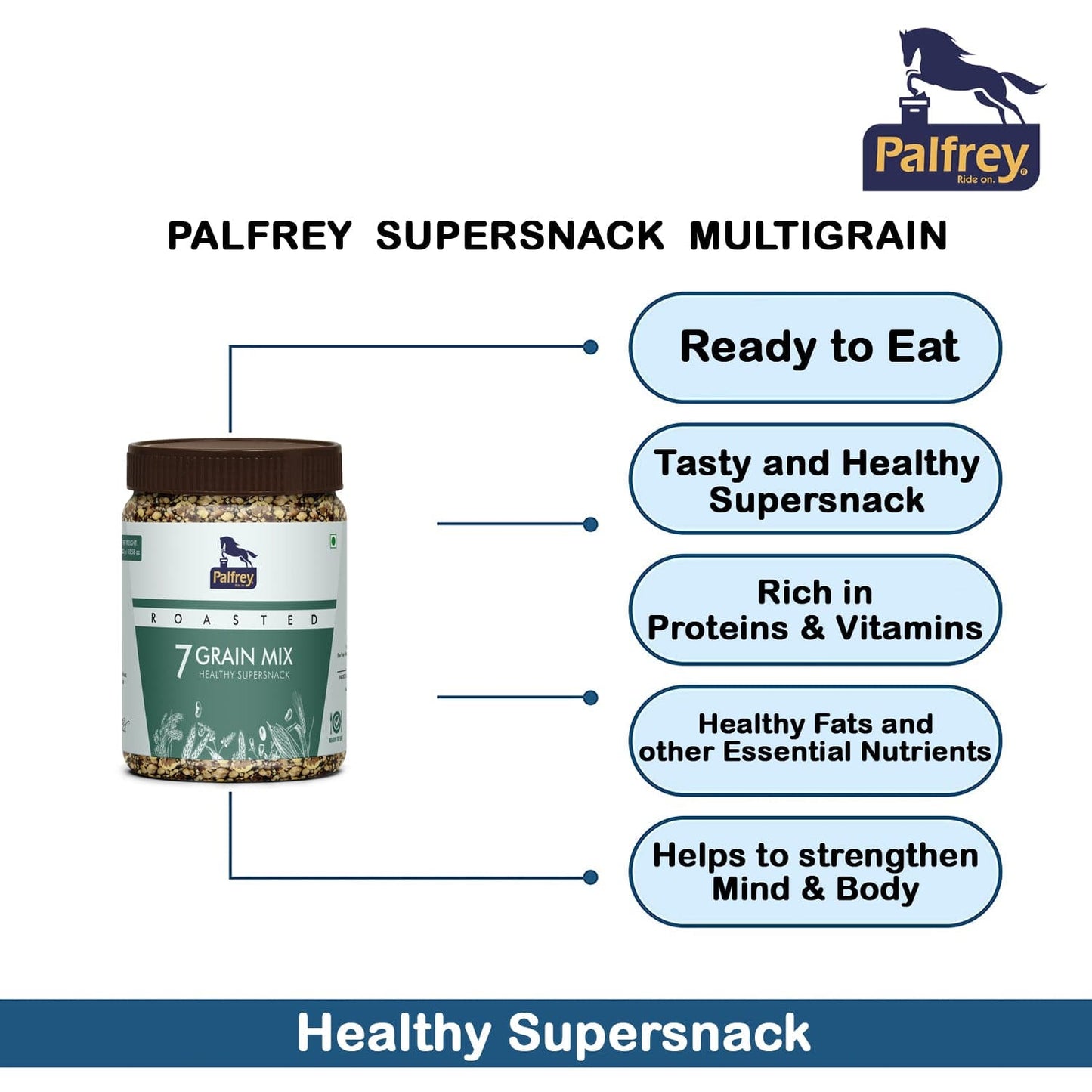 Palfrey Roasted 7-Grain Mix Supersnacks 300g