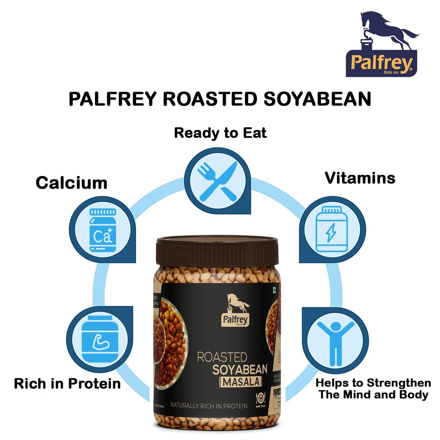Palfrey Roasted Soyabean- Masala 300g
