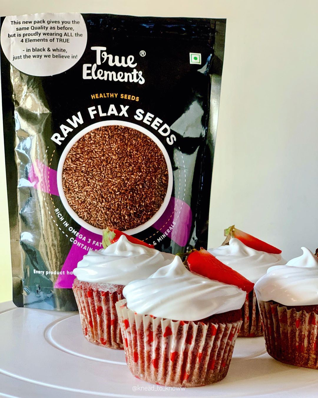 True Elements Raw Flax Seeds - plant based Dukan