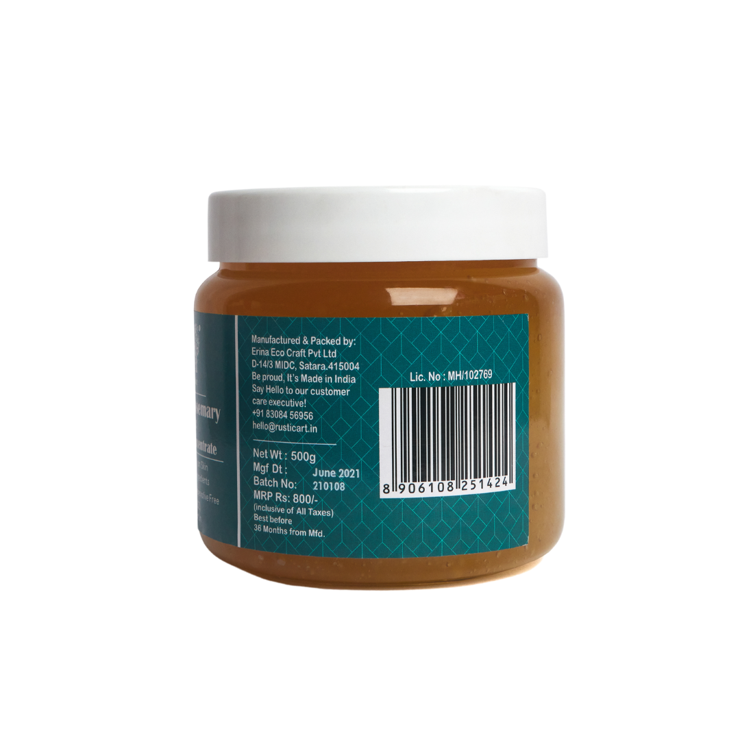 Aloe Vera Rosemary Organic Hand Wash Concentratre (500 gm) (DIY Refill pack) | Organic, Vegan