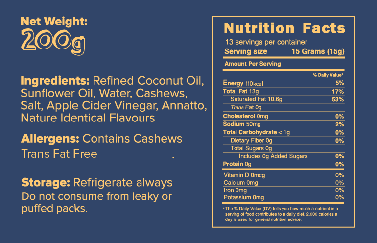 One Good Plant-Based Buttery Spread, Cultured, Salted - 200 gm