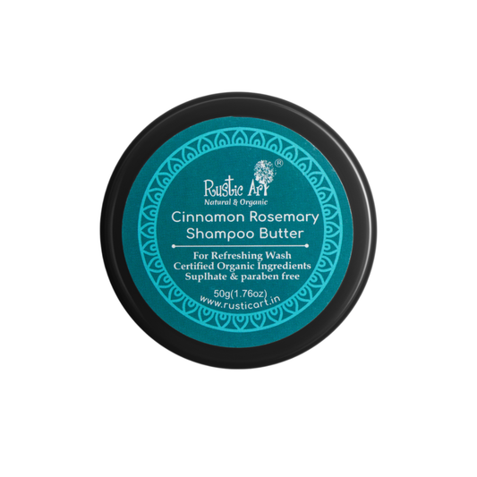 Cinnamon Rosemary Shampoo Butter Mini (50 gm) | Organic, Vegan