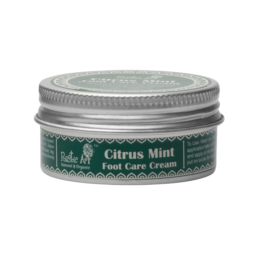Citrus Mint Foot Care Cream (30gm) | Organic, Vegan