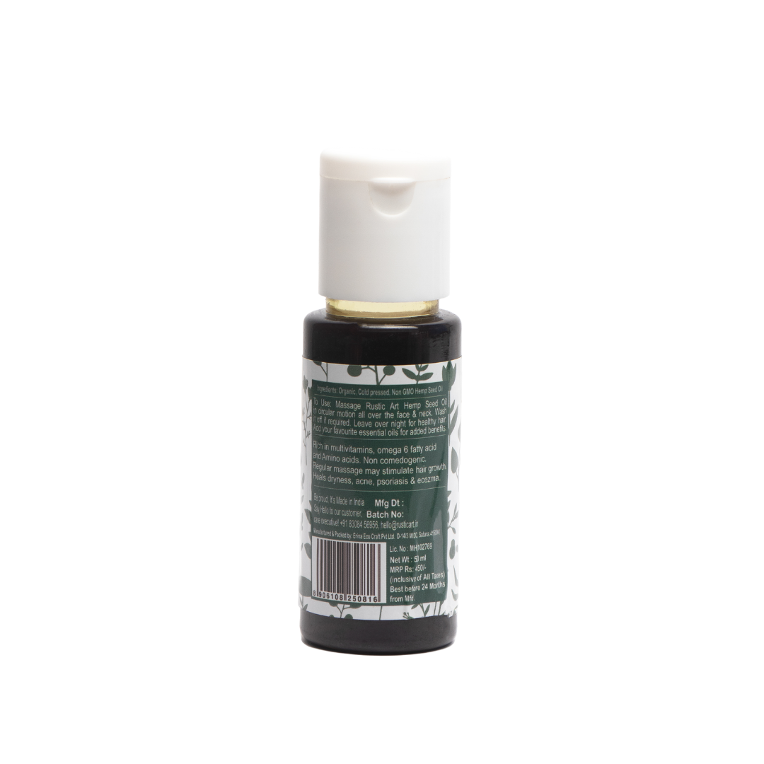 Organic Hemp Seed Oil (50ml) | Organic, Vegan