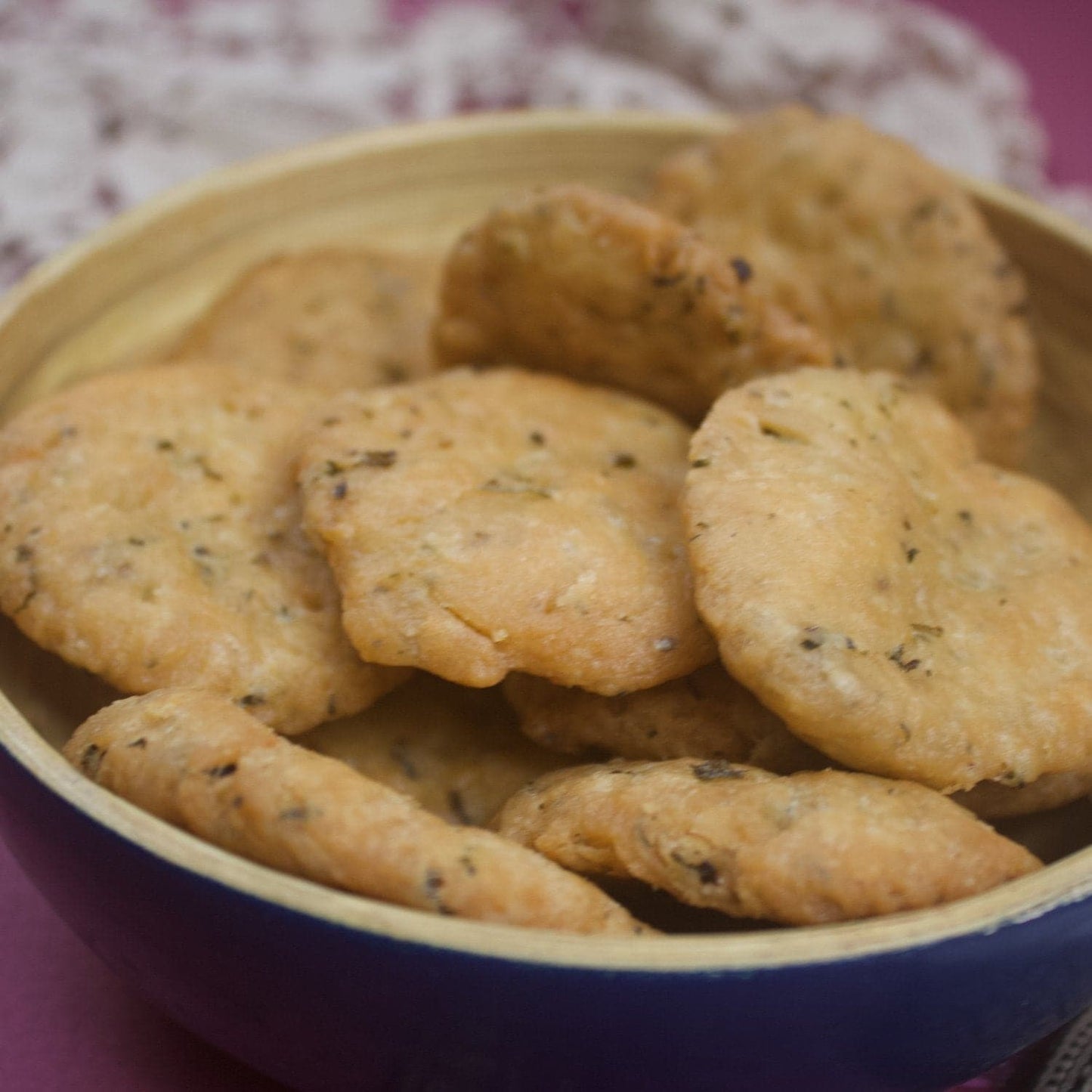 Meethi Kahani Methi Mathri (Wholewheat) - plant based Dukan