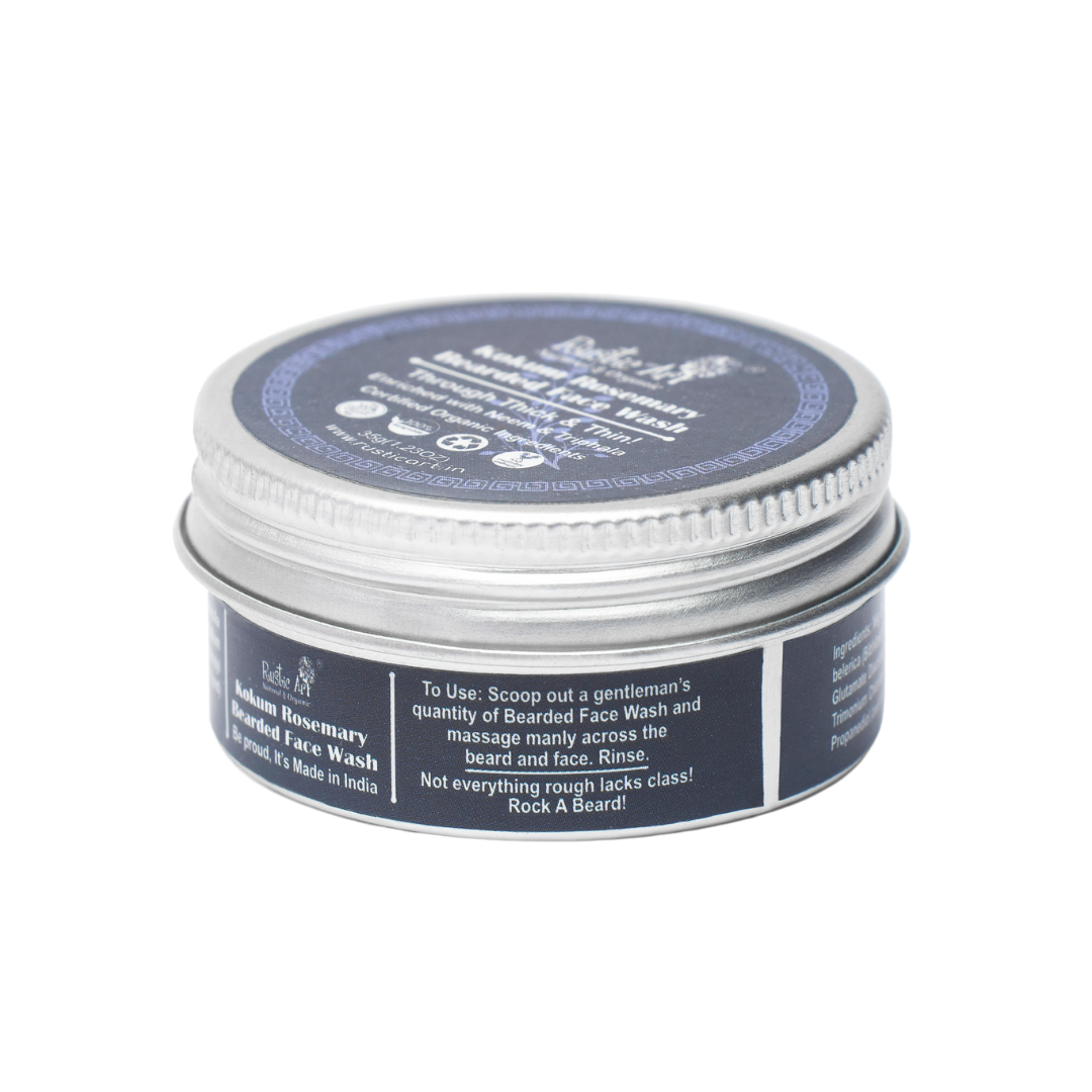 Kokum Rosemary Breaded Face Wash Concentrate (35gm) | Organic, Vegan
