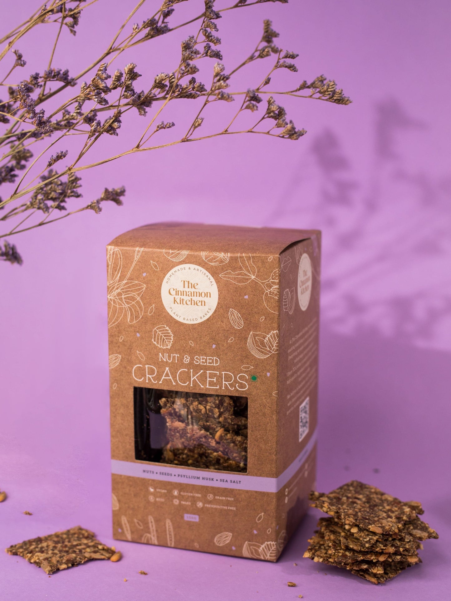 The Cinnamon Kitchen Nut and Seed Cracker 150g