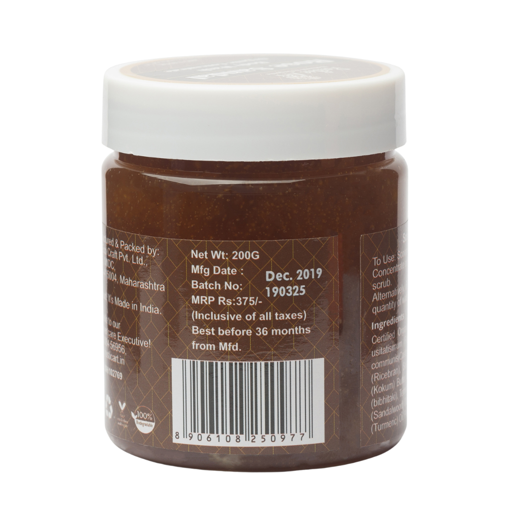 Organic Rose Sandal Body Wash Concentrate (200gm) | Organic, Vegan