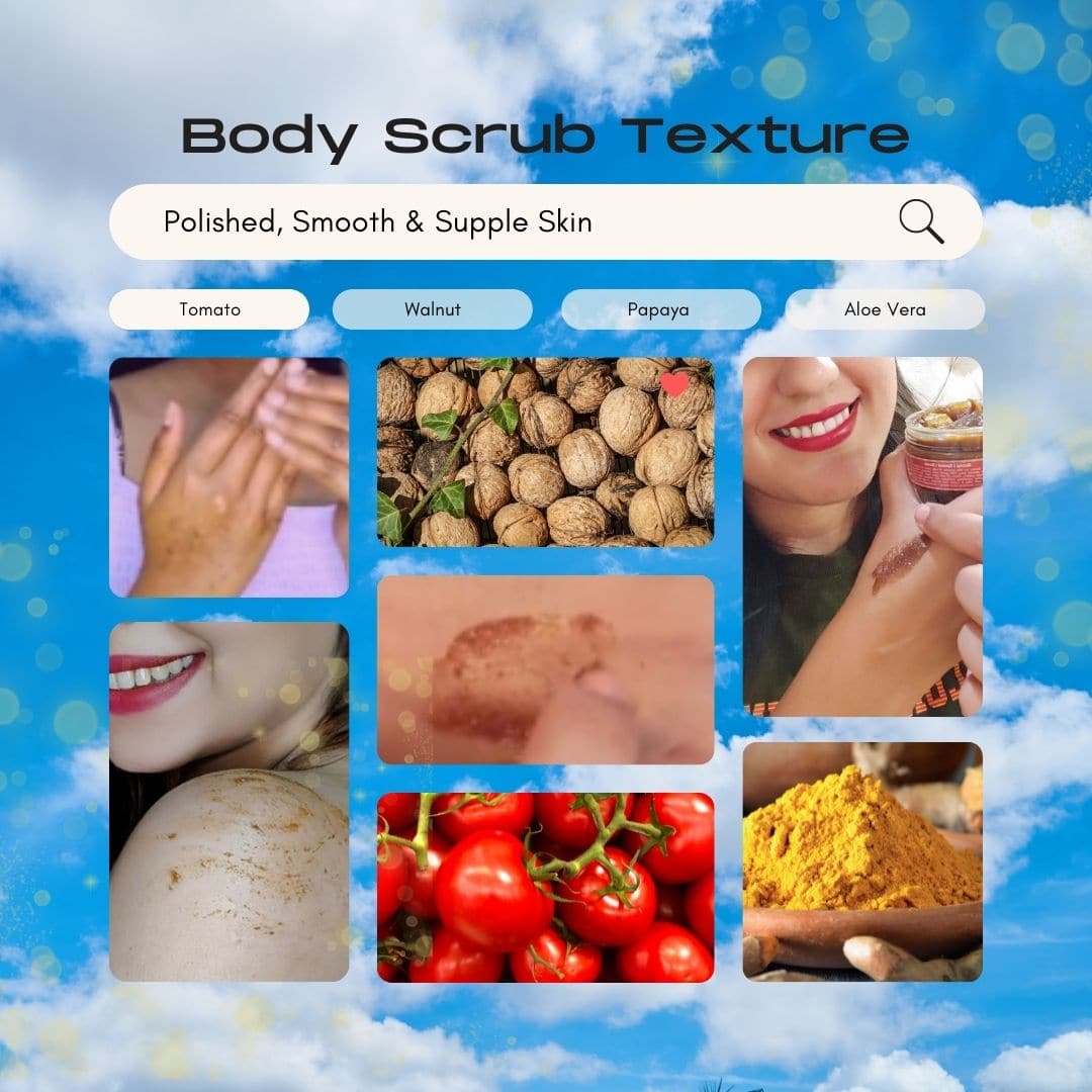 Rustic Art Tomato Walnut Body & Face Scrub Concentrate (200gm)