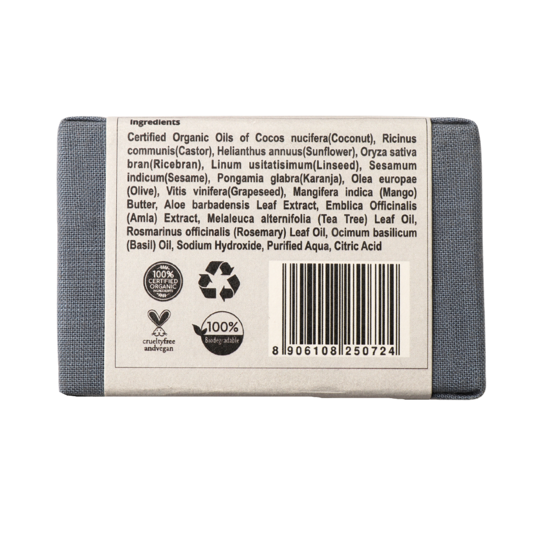 Tea Tree Rosemary Soap (100gm) | Organic, Vegan