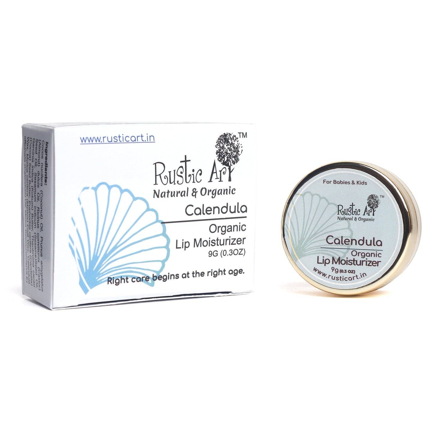 Calendula Lip Moisturizer for Babies & Kids (9gm) | Organic, Vegan