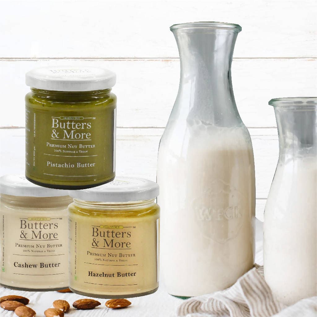 Butters & More Vegan Almond Butter with Pink Salt (200g) - Vegan Dukan