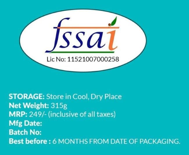 Plattered Real Bean Vanilla Cake Mix 315g