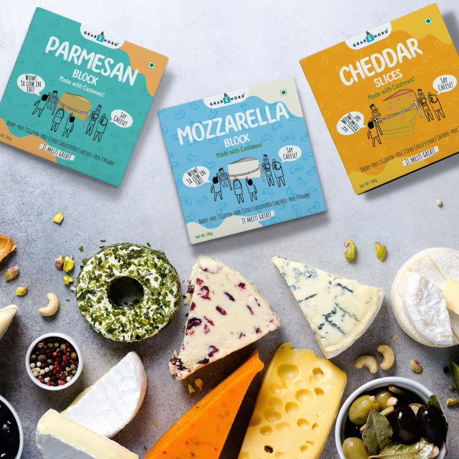 Grabenord Cheddar Block 200g (Dairy Free)