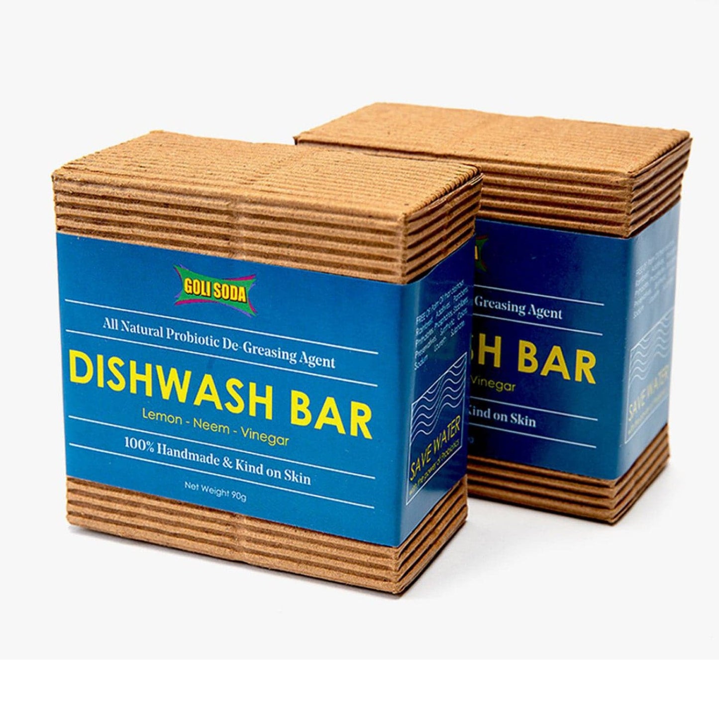 Goli Soda All Natural Probiotics Dish Wash Bar - 90 g