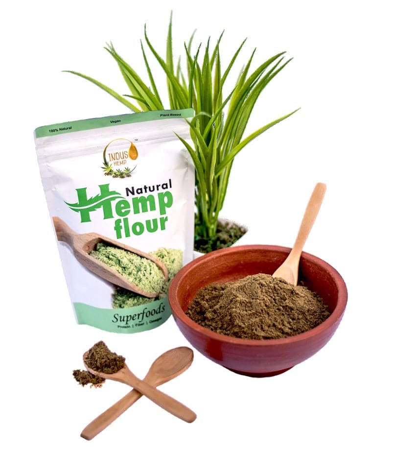 INDUS HEMP - HEMP FLOUR | Hemp Seed Powder | High in Fibre | Plant based and Gluten-free