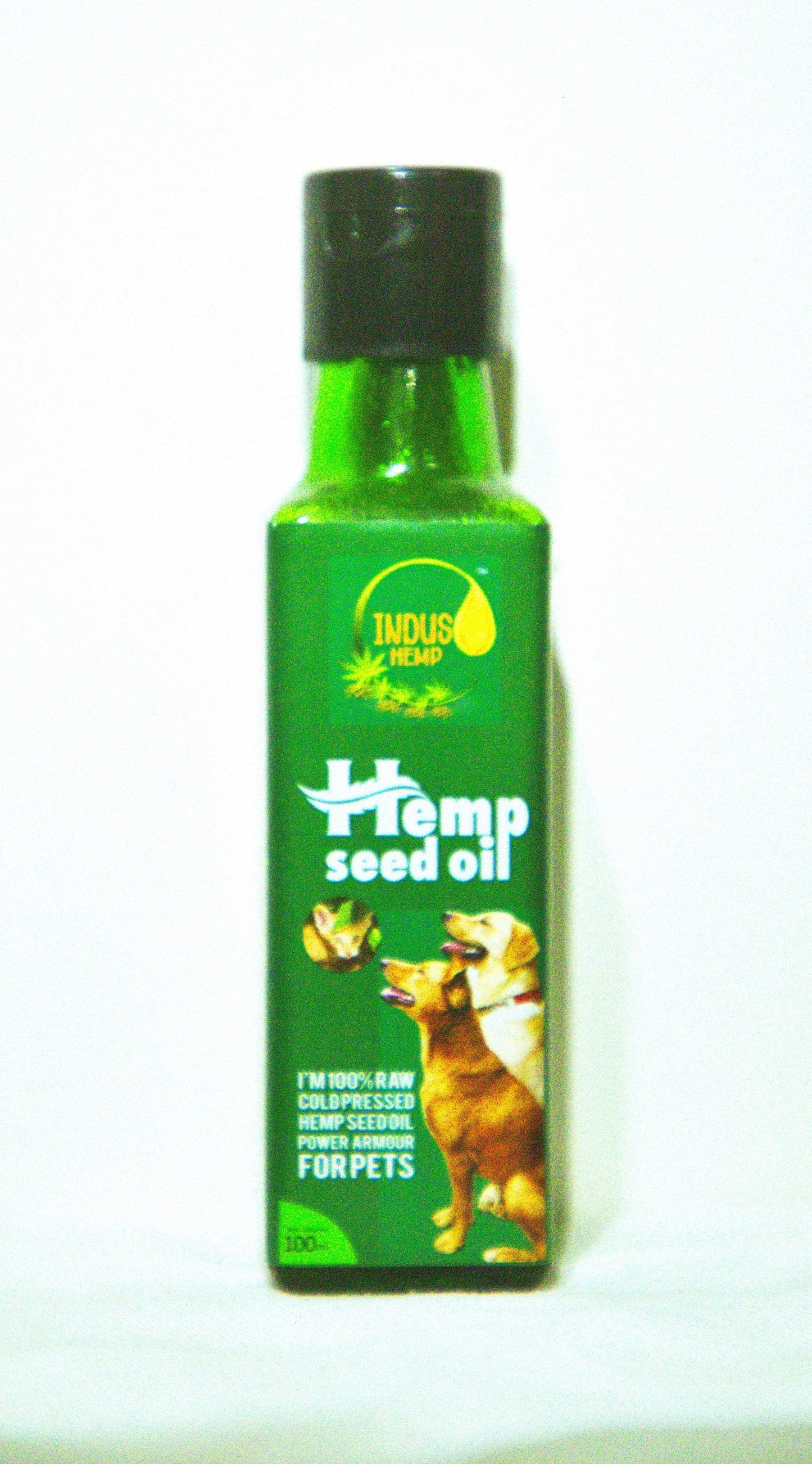 INDUS HEMP - HEMP SEED OIL FOR PETS | FOR DOGS & CATS |ORAL & TOPICAL USE 100ml