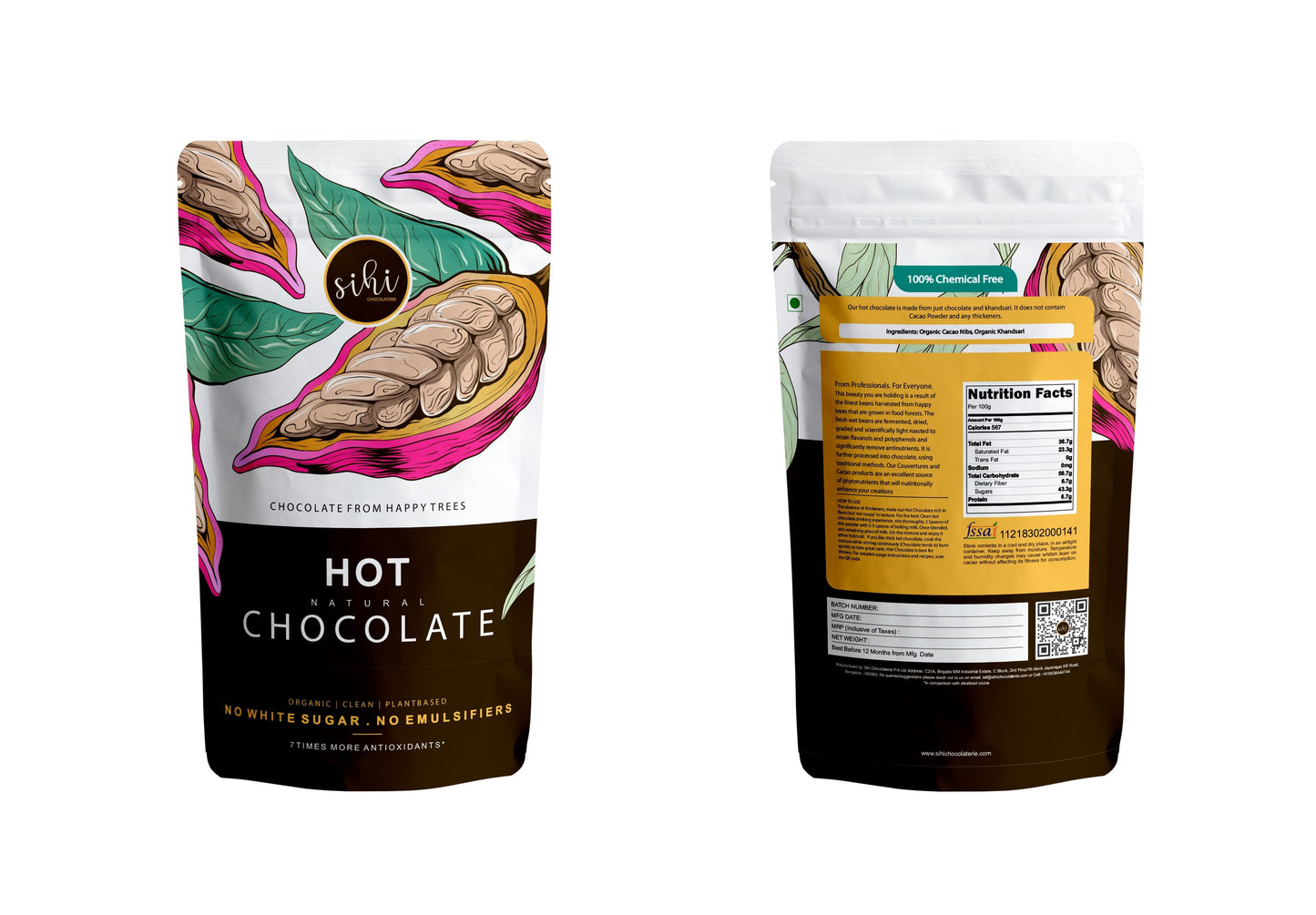 Sihi Chocolaterie Hot Chocolate for Drinking, 150 gm