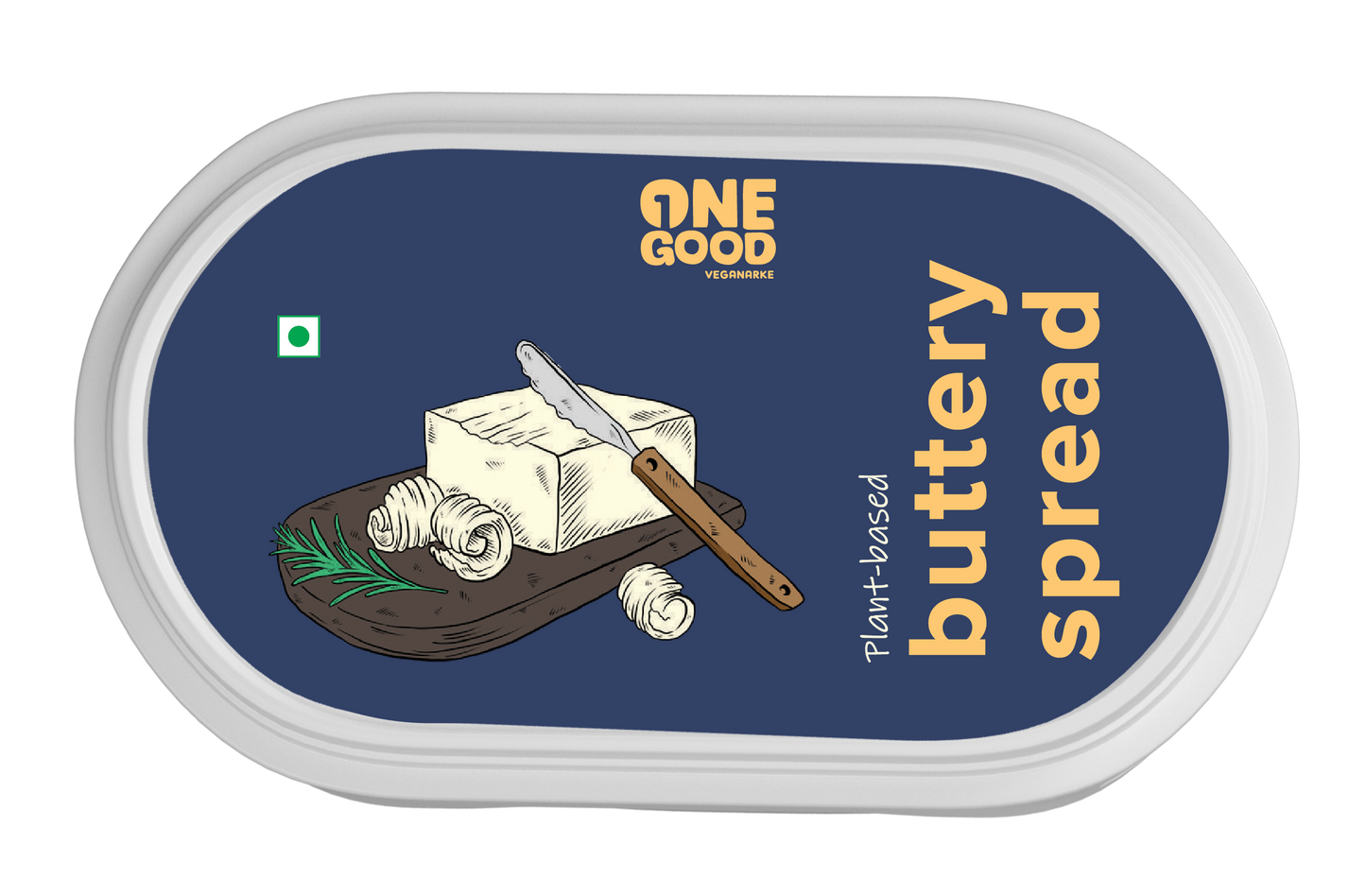 One Good Plant-Based Buttery Spread, Cultured, Salted - 200 gm