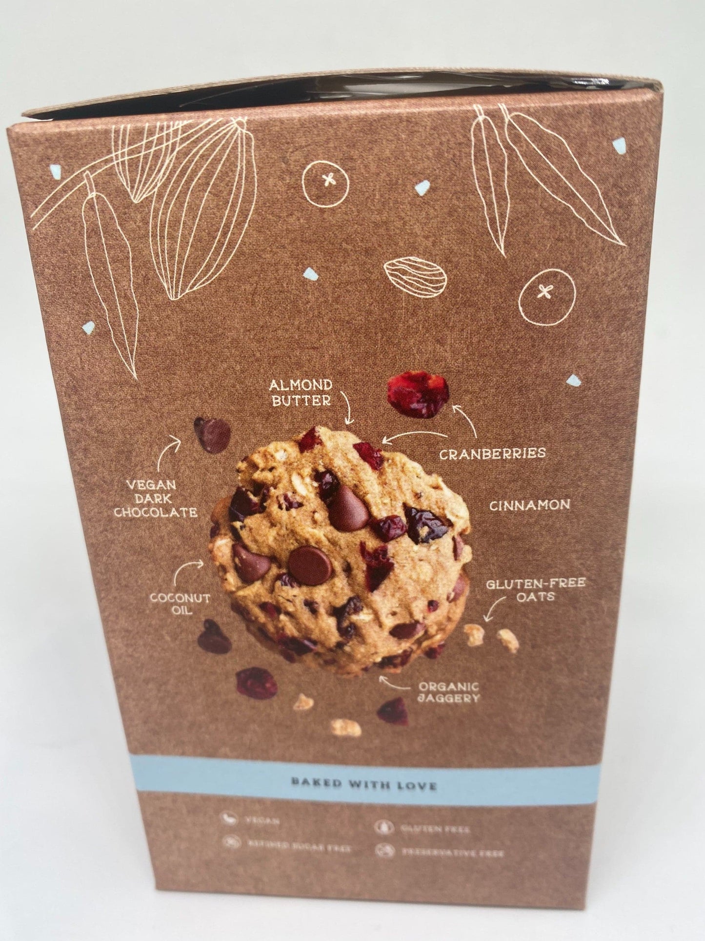 The Cinnamon Kitchen Pack of Assorted Cookies (Box of 6 cookies - 220g) - Gluten Free