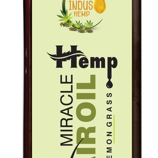 INDUS HEMP MIRACLE HEMP HAIR OIL  WITH LEMONGRASS OIL, 200ML