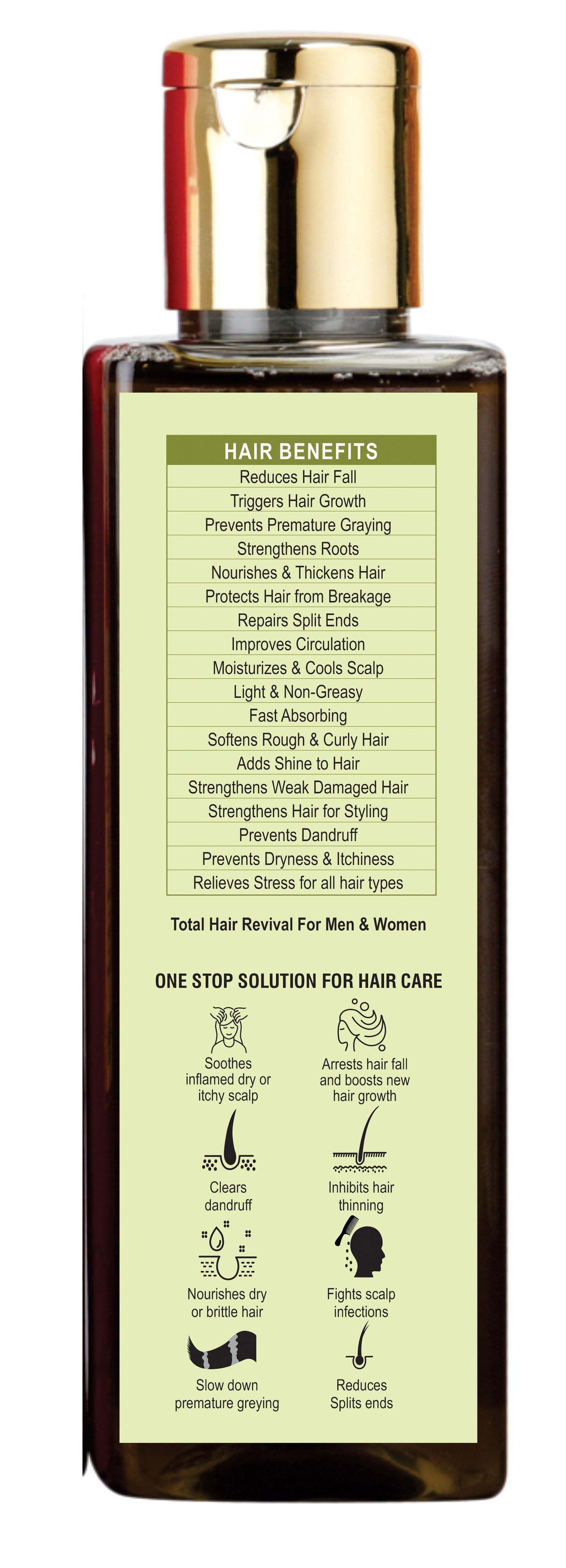 INDUS HEMP MIRACLE HEMP HAIR OIL WITH LEMONGRASS OIL, 200ML