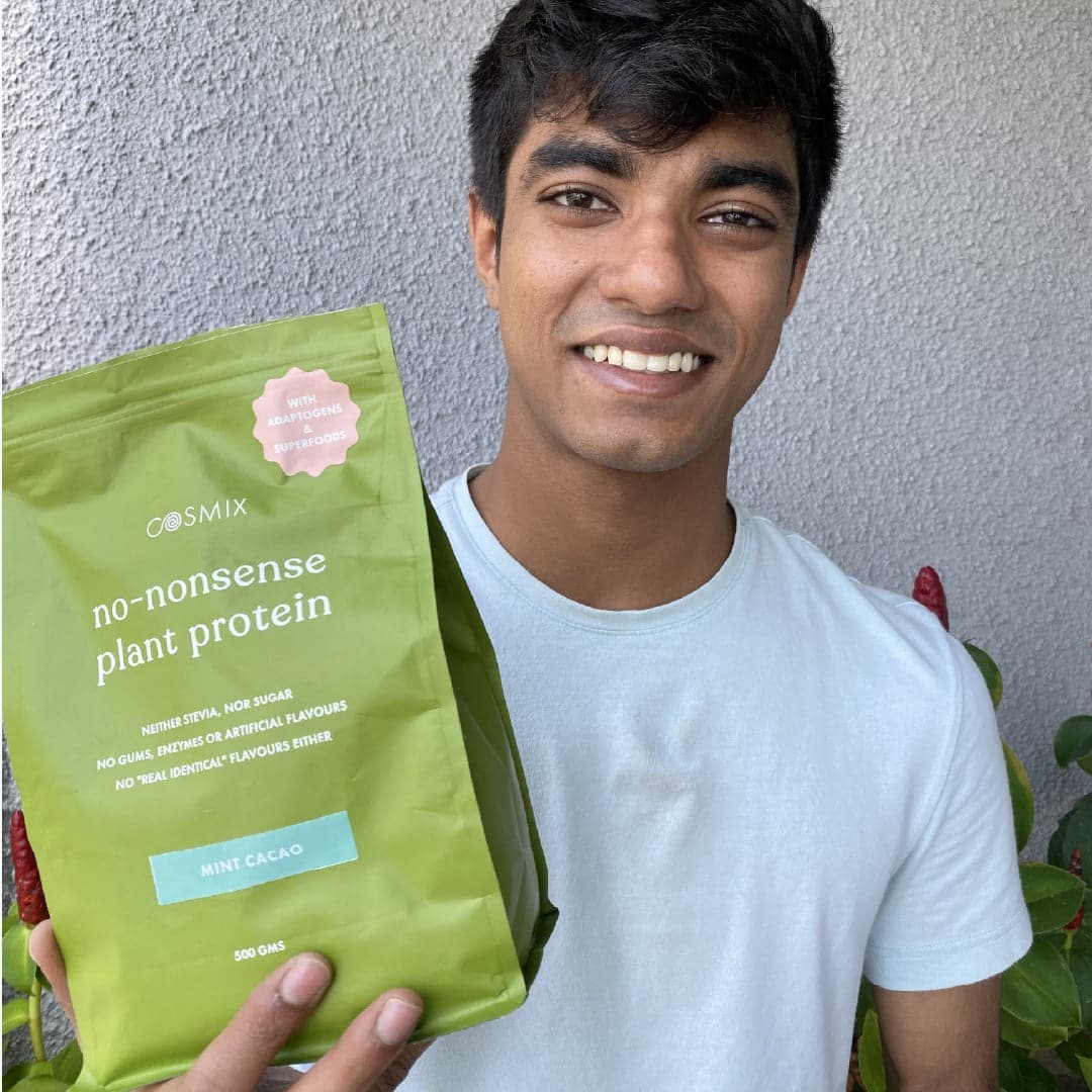 COSMIX - NO-NONSENSE PLANT PROTEIN - MINT CACAO - 500gm