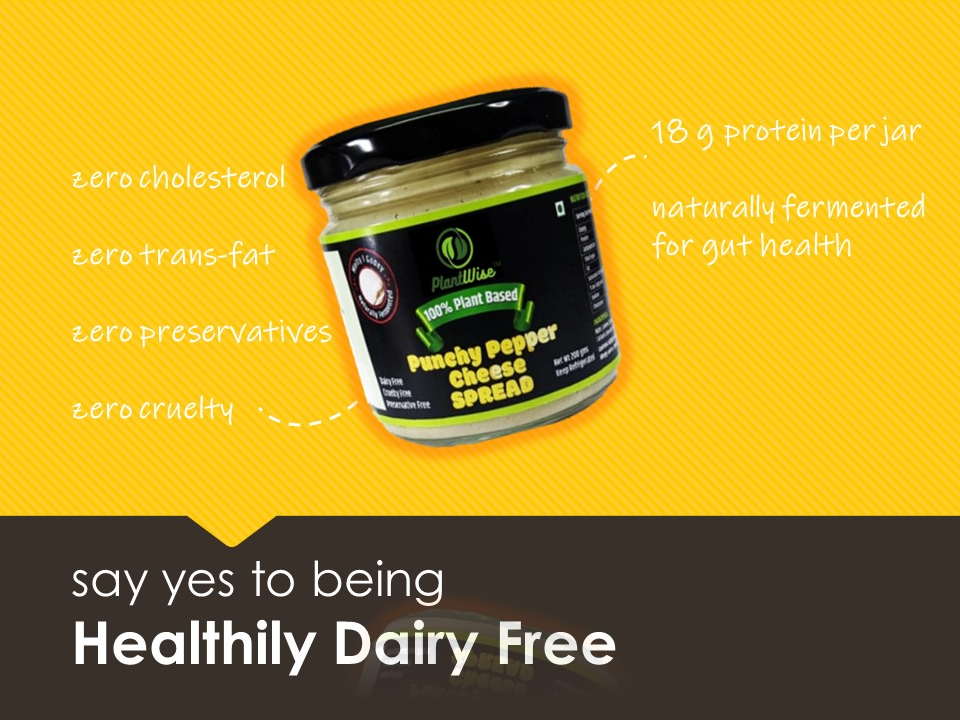 PlantWise Gourmet Spread, Pepper & Cheezy Flavour 200 gms