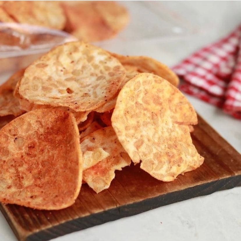 Tempeh Chennai| High Protein Tempeh CHIPS (BALADO FLAVOUR) 120G