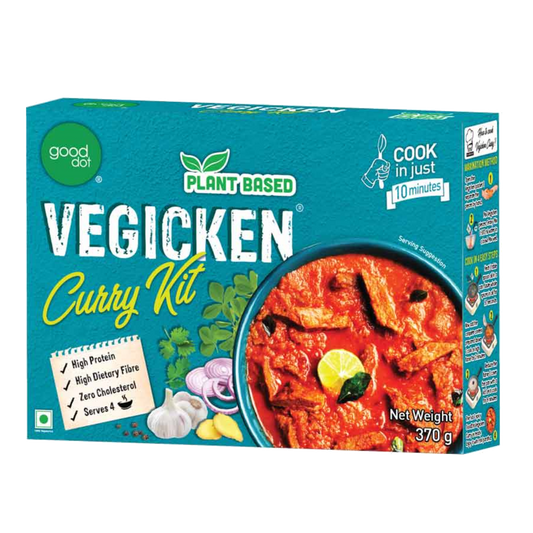 Good Dot Vegicken Curry Kit, 370gm