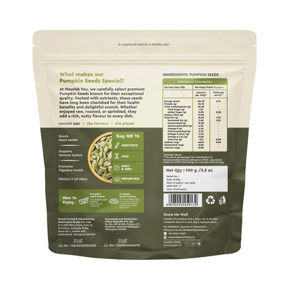 NOURISH YOU Raw Pumpkin Seeds (100G)