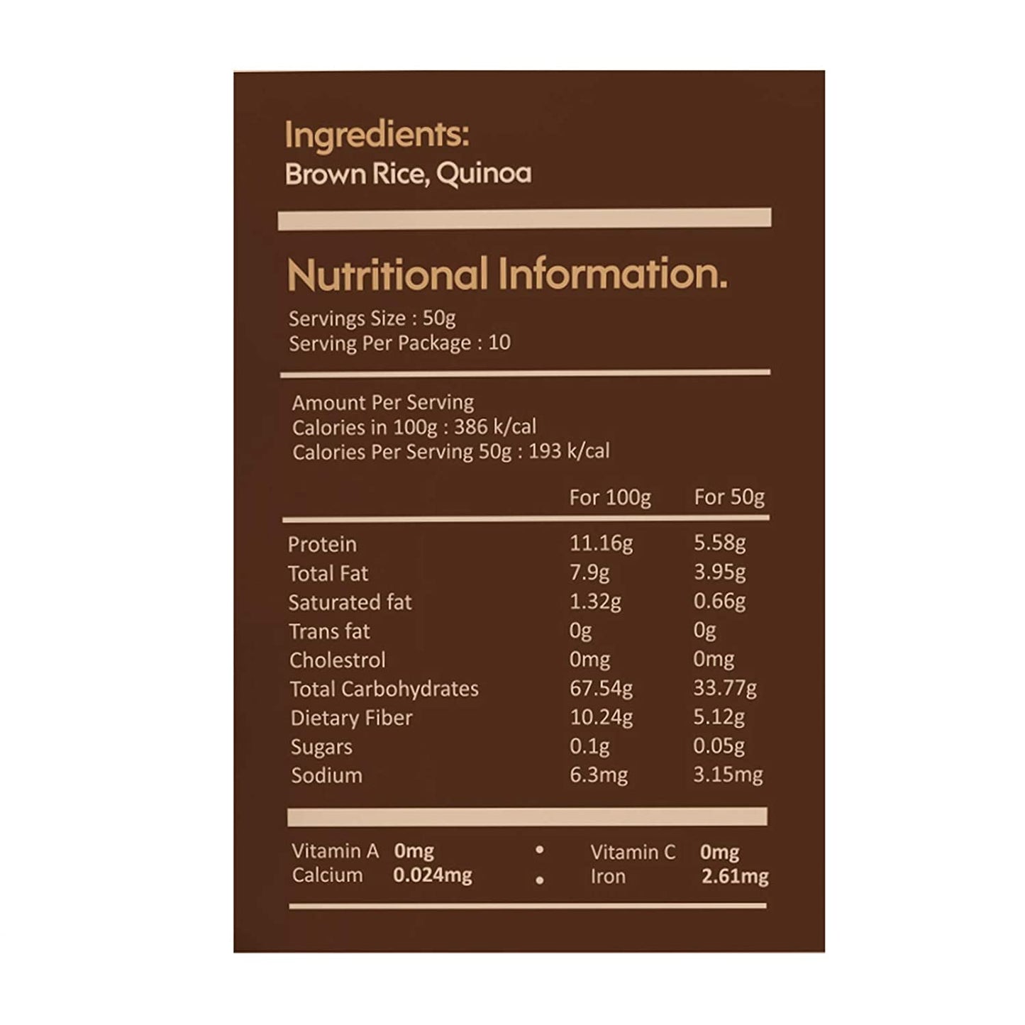 NOURISH YOU QUINOA WITH BROWN RICE MIX - 500G