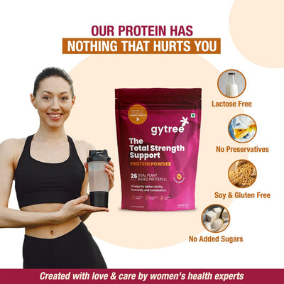 Gytree Total Strength Support Protein Powder For Women/Plant Based (26 Grams/Serving)