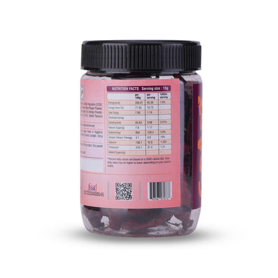 Grabz Air fried Beetroot Crips 50 grams  (Dehydrated, Cooked with air, Sprinkled olive oil) Munching