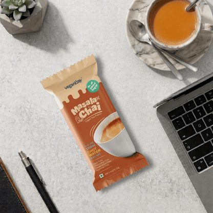 VeganDay Masala Chai Instant Premix | No Added Sugar -  25 Serves (Pack of 2)