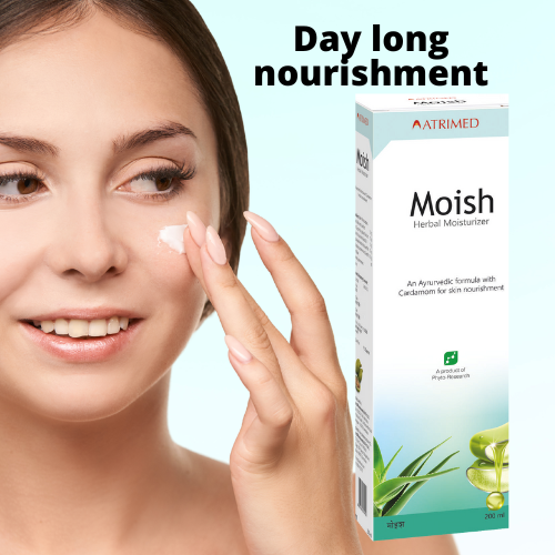 Atrimed Moish Herbal Moisturizer | Pack of 2 | 200ml Each