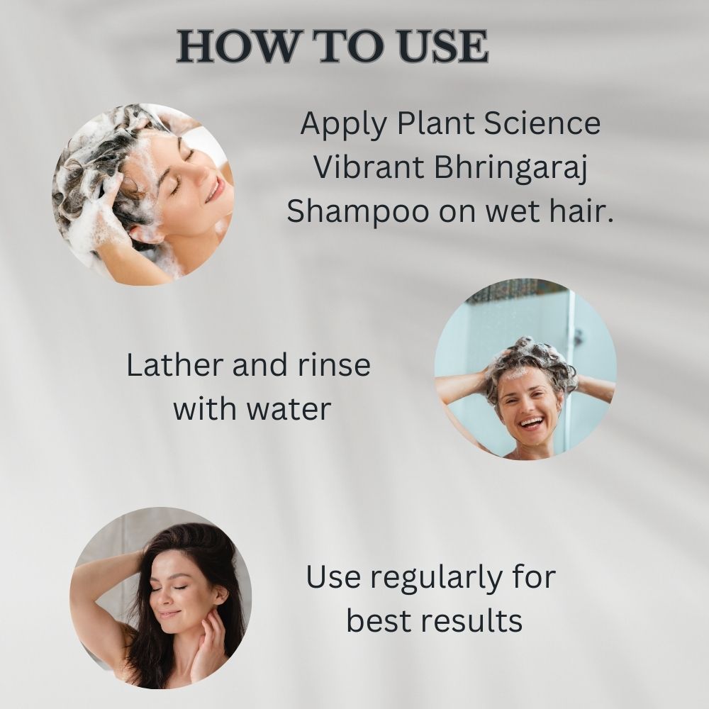 Atrimed Plant Science Vibrant Bhringaraj Shampoo | For Strong Hair | 100ml | Pack of 1