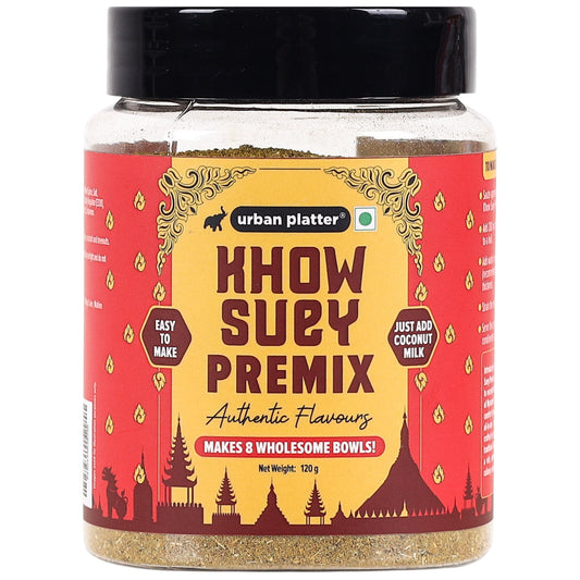 Urban Platter Khow Suey Premix, 120g (Easy to Make | Authentic Burmese Flavours | Khow Suey Curry| Makes 6 Wholesome Bowls)