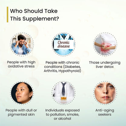 Vlado's Himalayan Organics Liposomal Glutathione 650mg+ with N-Acetyl L-Cysteine, Vitamin C & B12 | Advanced Liposomal Formula for High Absorption – 30 Veg Capsules