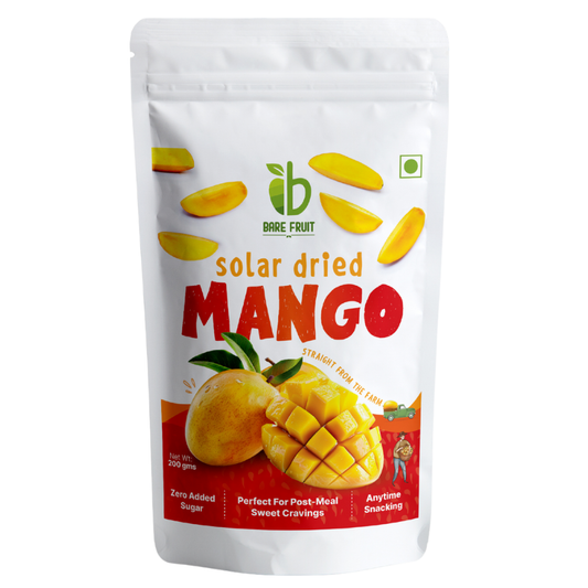 Barefruit Solar Dried Mango - 200G Pack