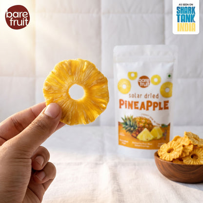 Barefruit Solar Dried Pineapple - 200G Pack