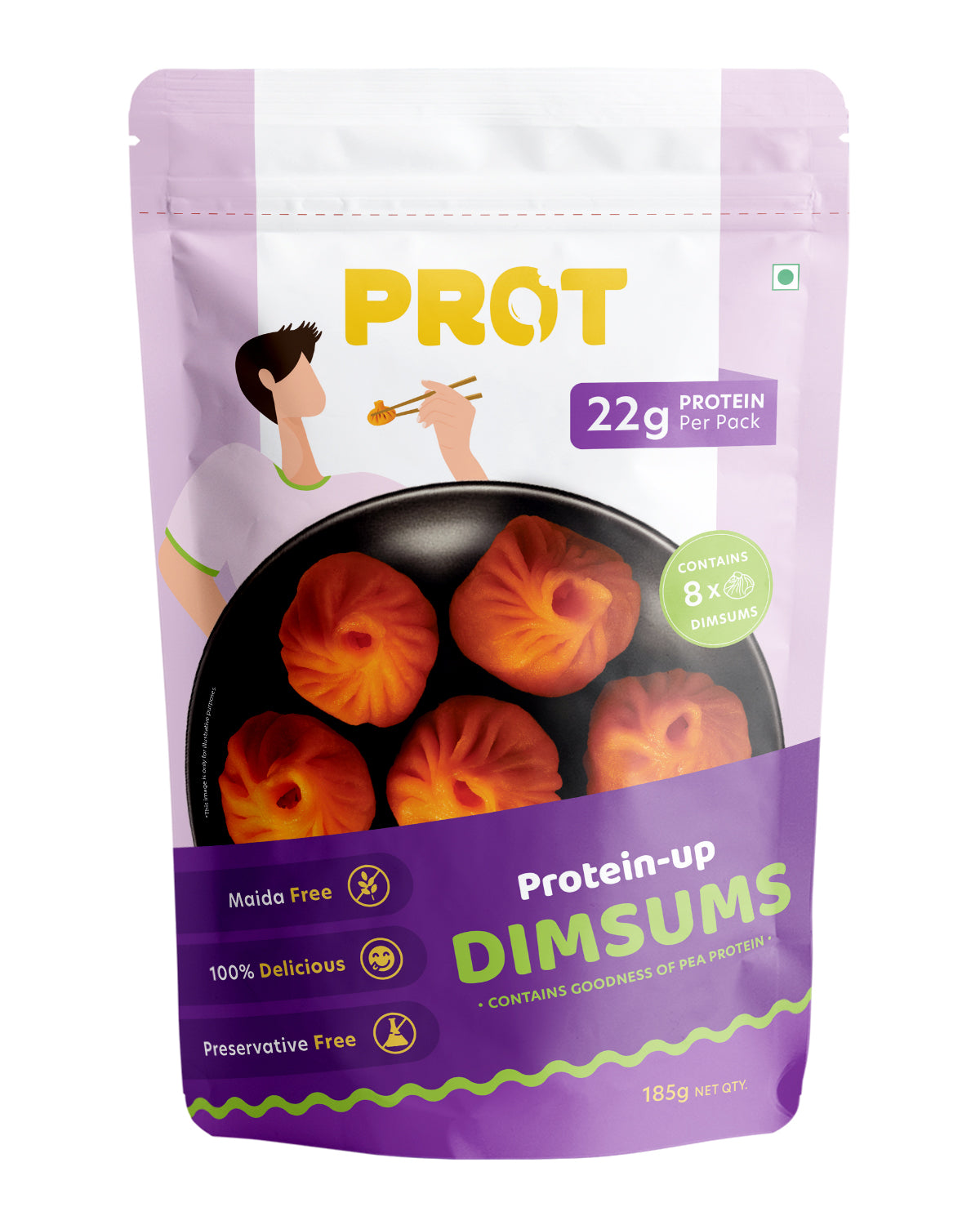 22g Protein Veg Garlic Dimsums