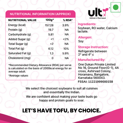 ULTX Creamy Tofu Cubes (400 gm) Bangalore Only