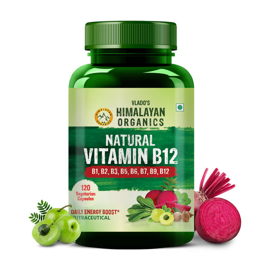 Vlado's Himalayan Organics Natural Vitamin B12 - 120 Veg Capsules