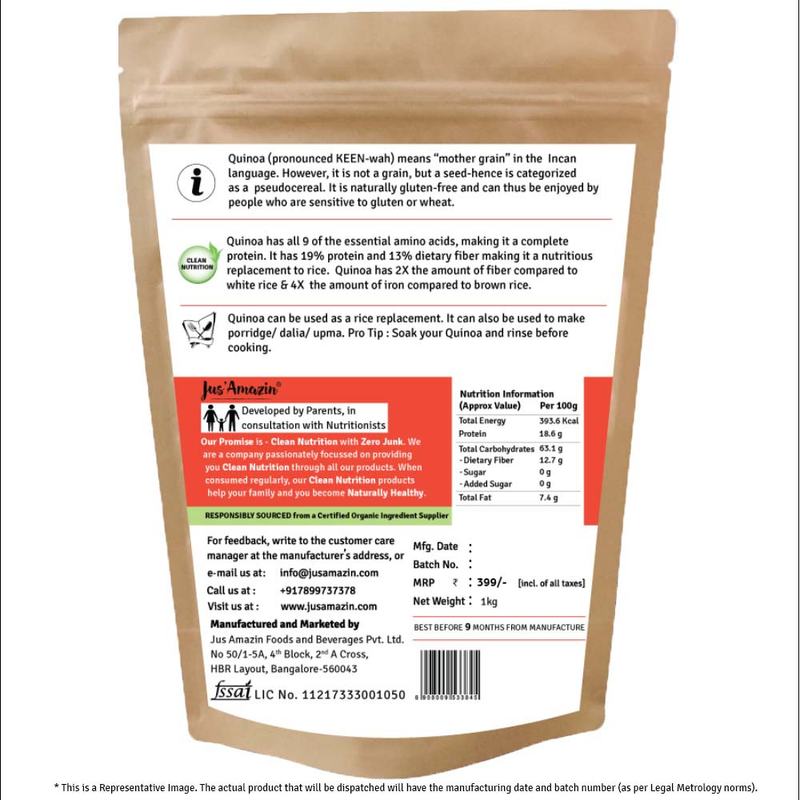 Jus Amazin Organic Quinoa (1kg)