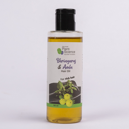 Atrimed Plant Science Bringaraj & Amla Hair Oil | For Rich Hair |100ml