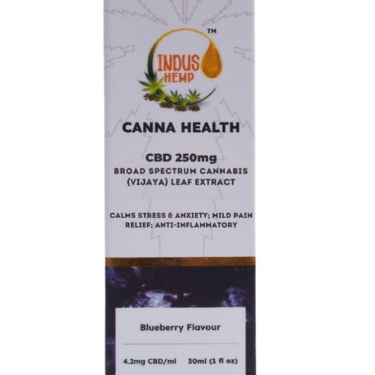 INDUS HEMP CANNA-HEALTH CBD 250 MG - BLUEBERRY FLAVOUR