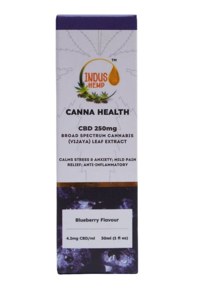INDUS HEMP CANNA-HEALTH CBD 250 MG - BLUEBERRY FLAVOUR